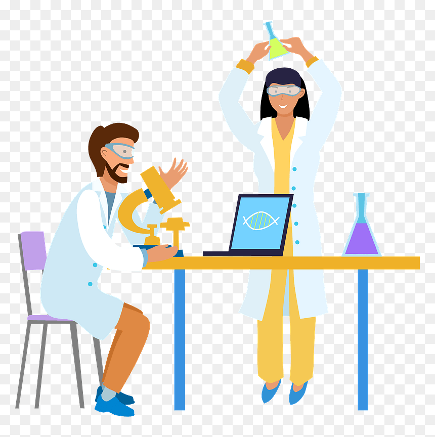 Scientists Clipart - Illustration, HD Png Download - scientist clipart png