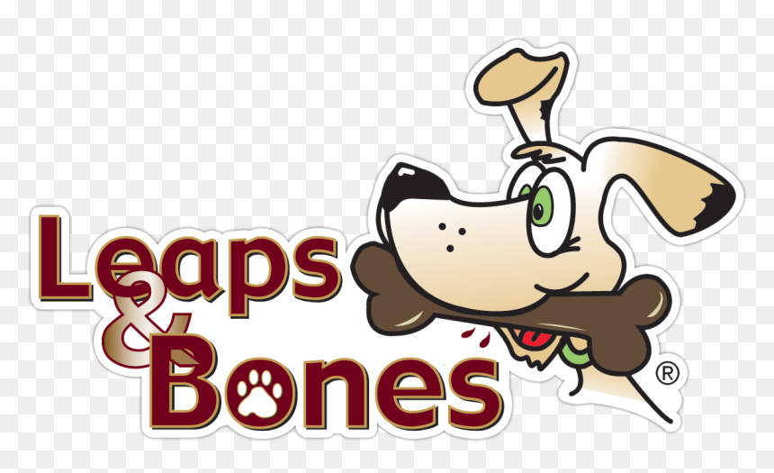 Leaps And Bones Dog Bakery - Leaps And Bones Logo, HD Png Download - dog bones png