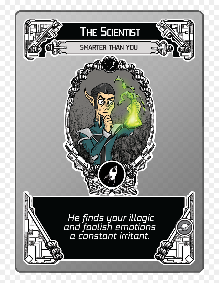 Gloom In Space Clipart , Png Download - Poster, Transparent Png - scientist clipart png