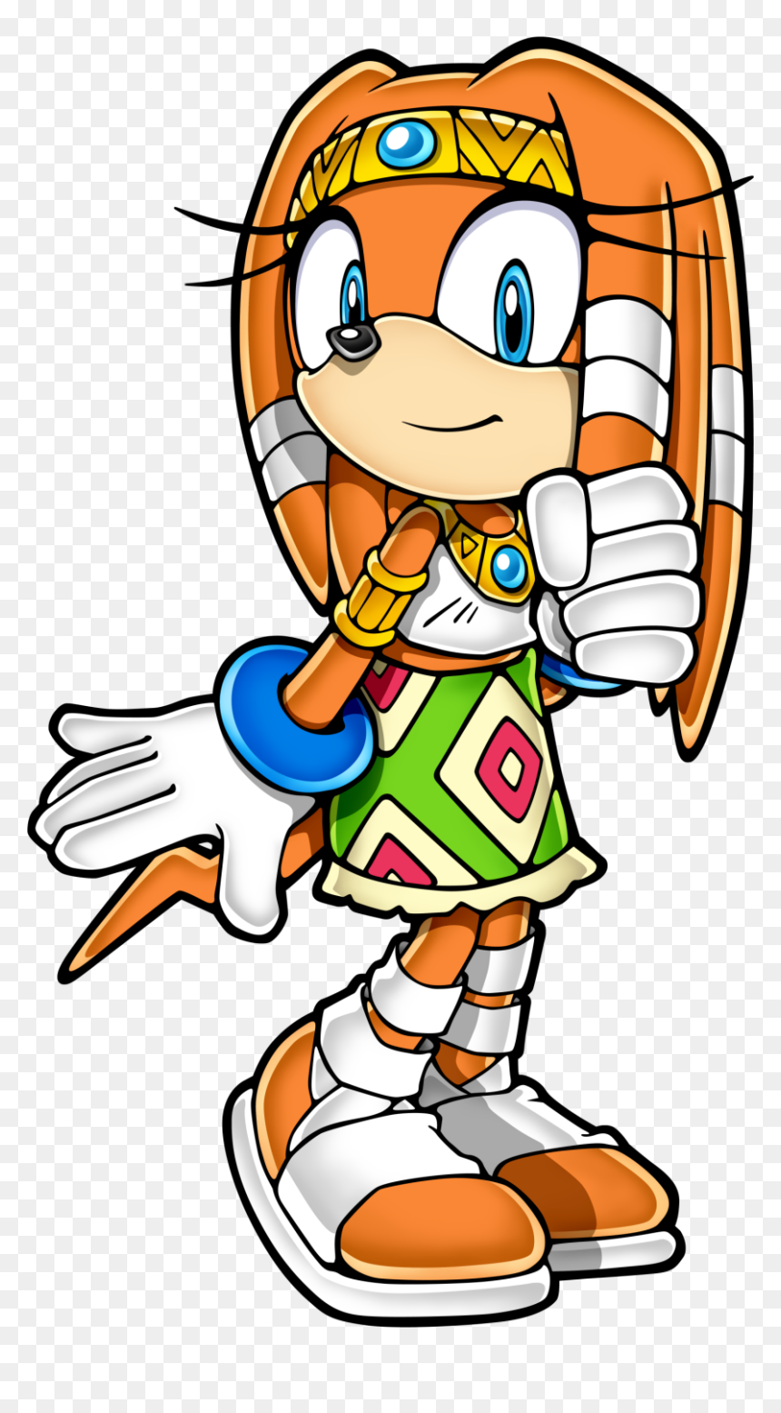 Sonic Clip Art - Tikal From Sonic, HD Png Download - knuckles the echidna png