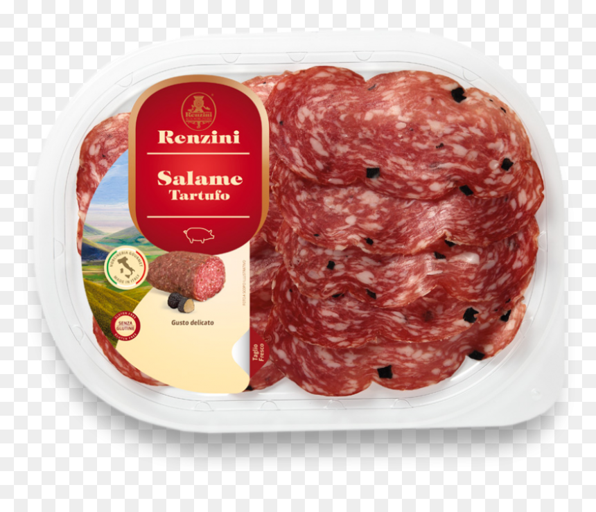 Salami With Truffle - Cervelat, HD Png Download - salami png