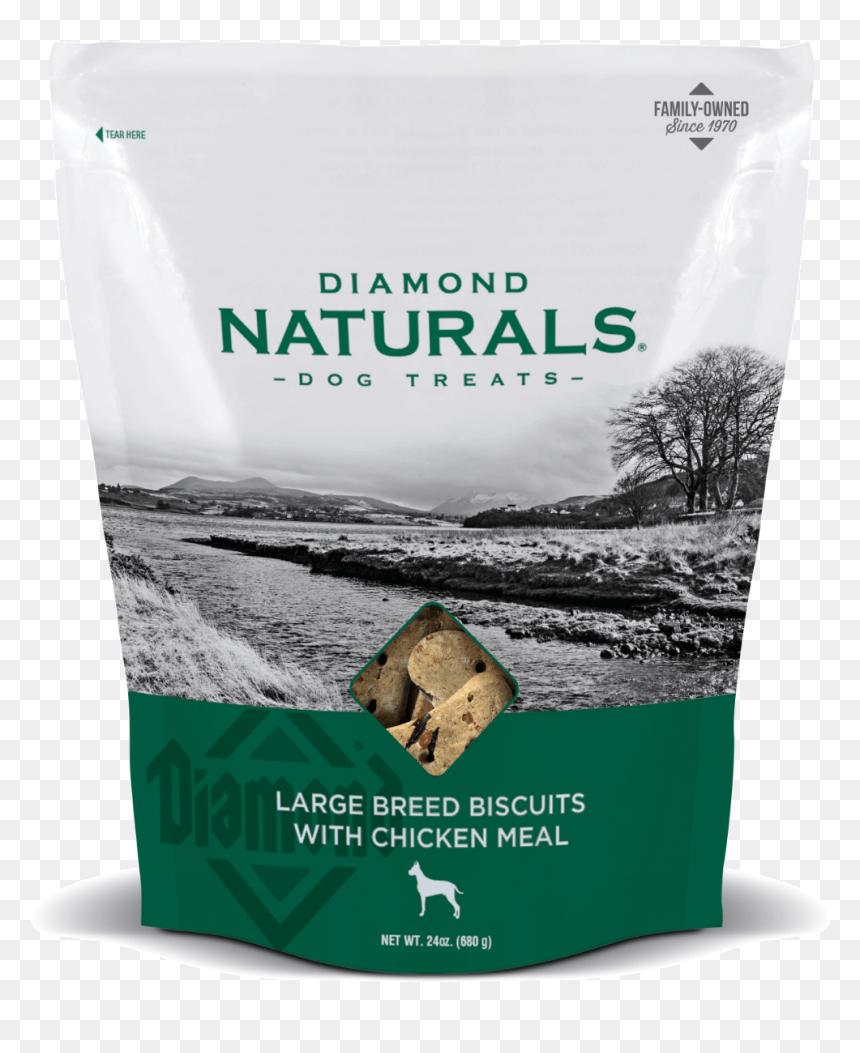 Large Breed Treats Bag - Biscuit, HD Png Download - dog bones png