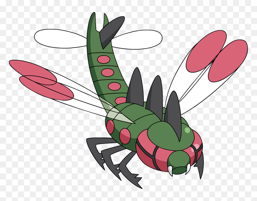 Dp Galactic Battles 6 Dvd Clipart , Png Download - Pokemon Yanmega, Transparent Png - house fly png