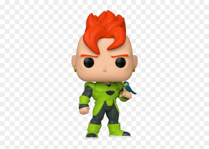 Funko Pop Dragon Ball Androide 16, HD Png Download - dragon ball z characters png