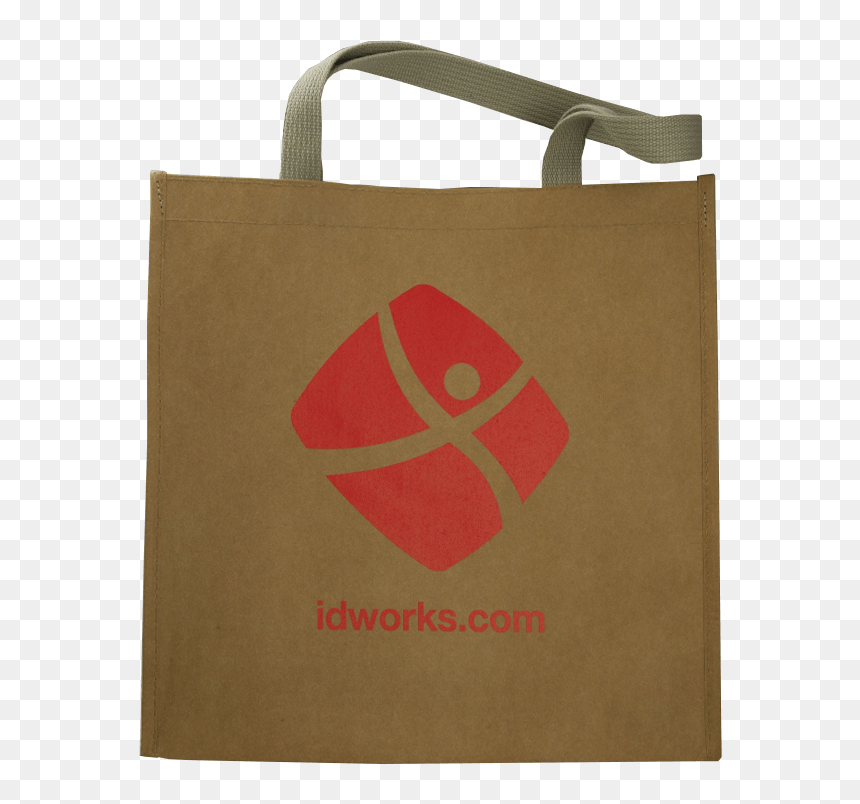 Eco-kraft Washable Paper Bag - Tote Bag, HD Png Download - brown paper bag png