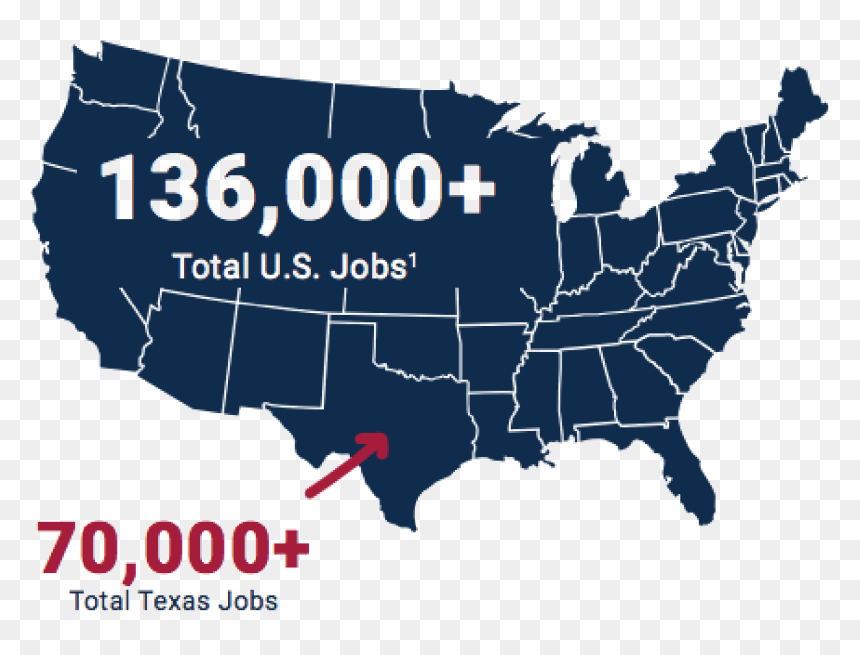 Outline Of United States Black, HD Png Download - texans png