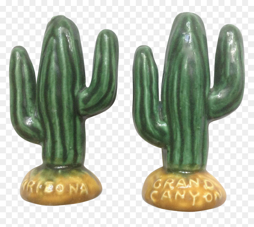 Vintage Saguaro Cactus Southwestern Ceramic Salt And - San Pedro Cactus, HD Png Download - saguaro png