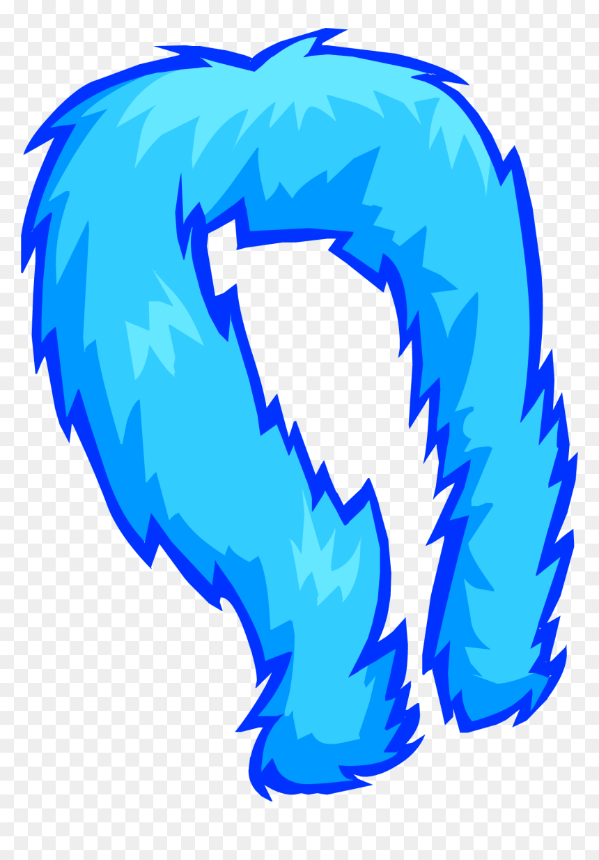 Club Penguin Rewritten Wiki - Feather Boa Clipart, HD Png Download - blue feather png