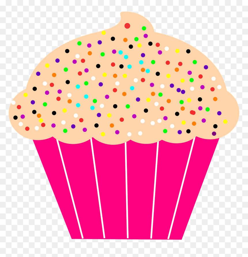 Transparent Background Cupcake Clipart, HD Png Download - decorations png