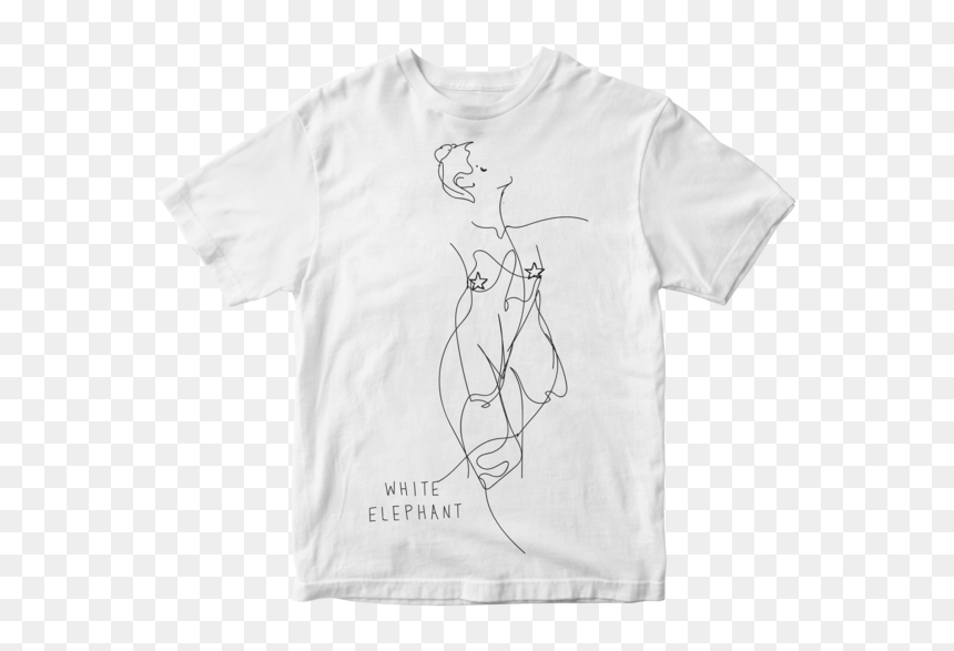 Tshirt Mockup, HD Png Download - white elephant png