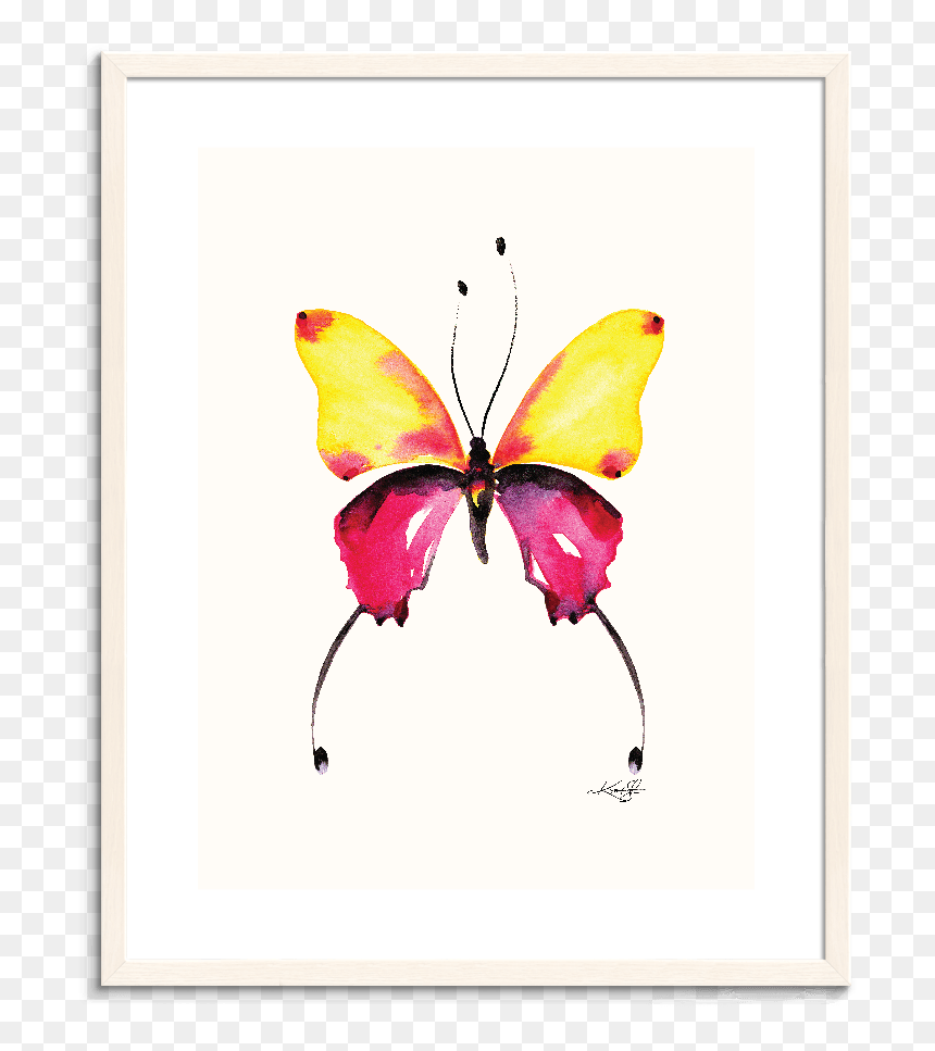 Abstract Art, HD Png Download - watercolor butterfly png