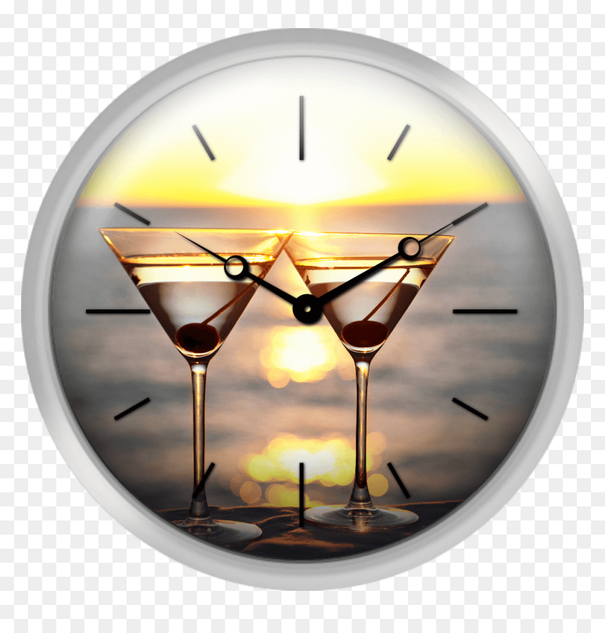Martinis On Table Outdoors - Sunset Happy Hour, HD Png Download - martini splash png