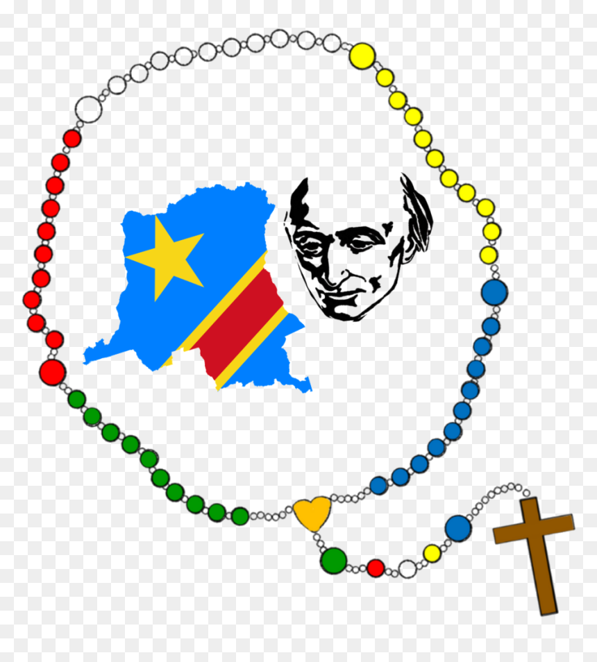 Drcongotransparent - Місійний Розарій, HD Png Download - rosary clipart png