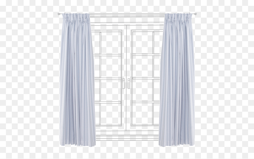 Blackout Curtains Great Little - Transparent Clipart Window With Curtains, HD Png Download - window curtains png
