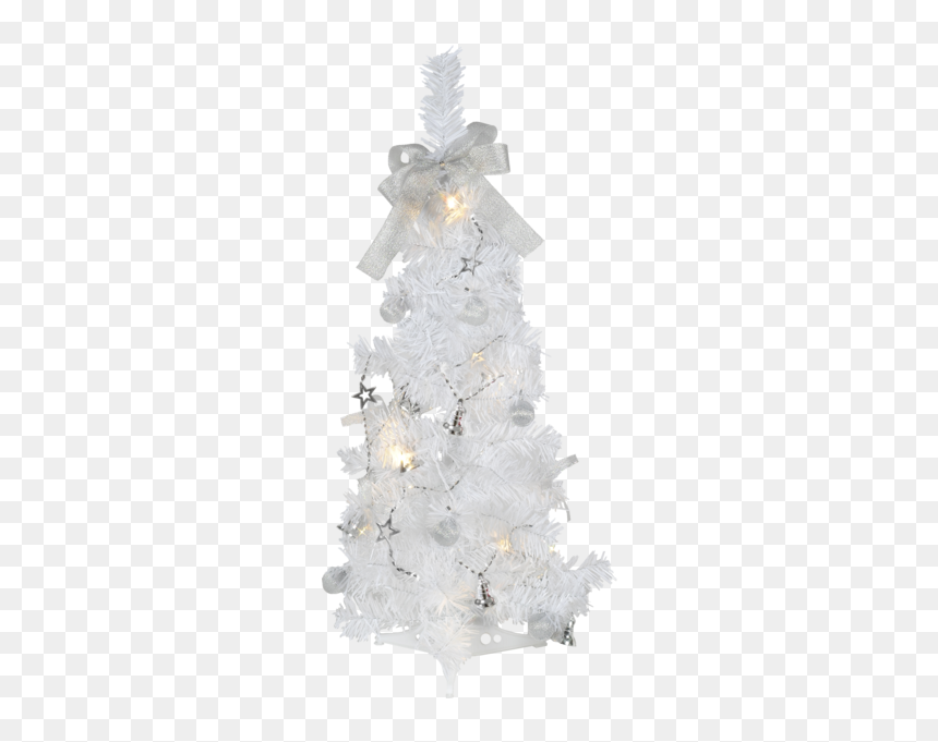 Decorative Tree Minitri - Artificial Christmas Tree, HD Png Download - silver christmas ornament png
