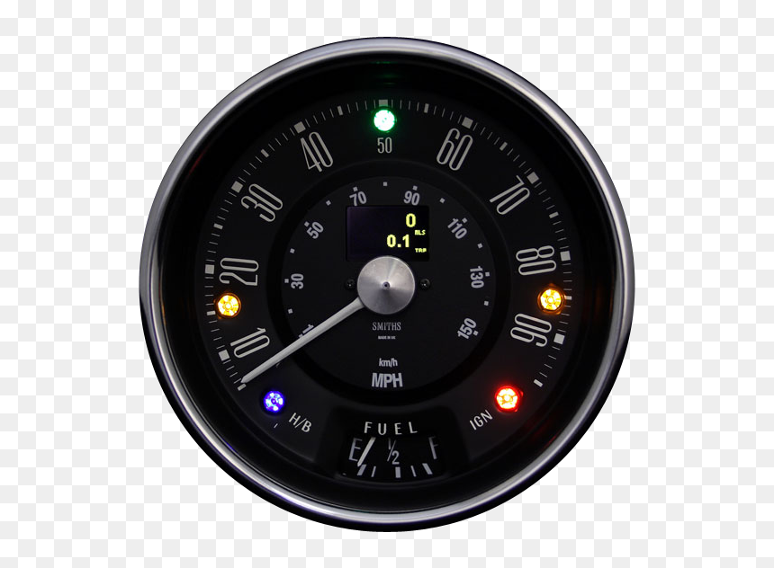 Classic Mini Smiths Gauges, HD Png Download - speedo png