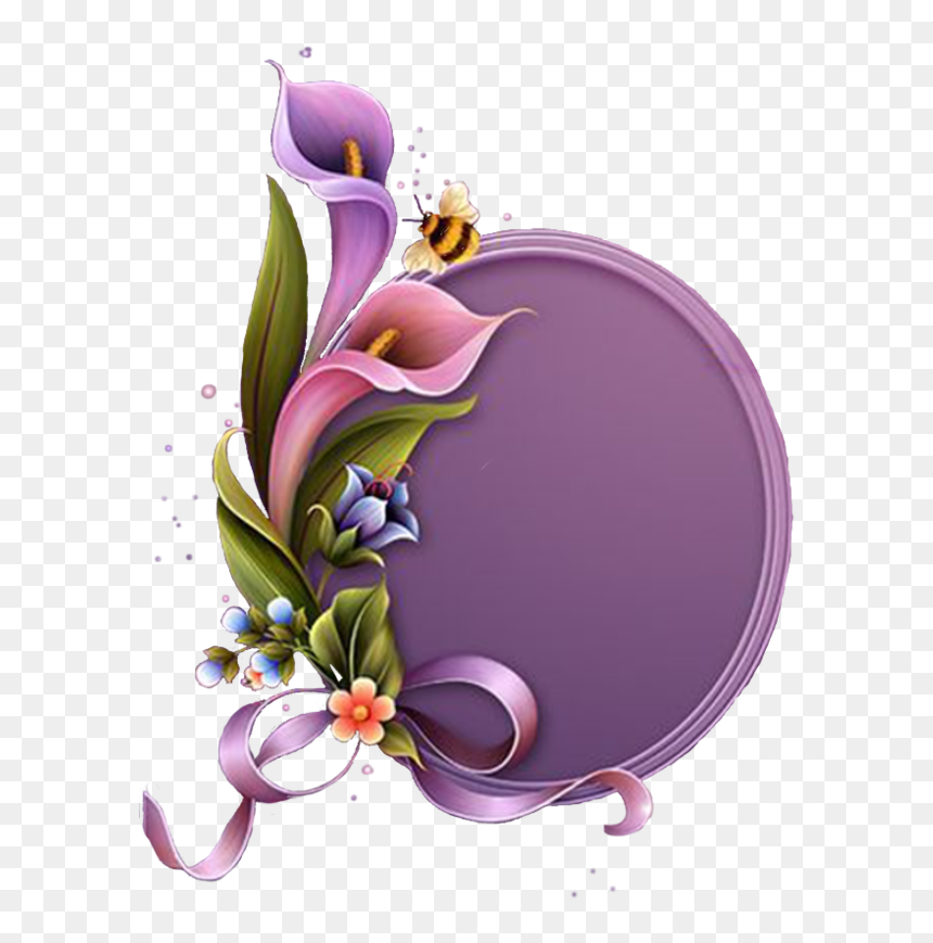 Floral Design, HD Png Download - dragon border png