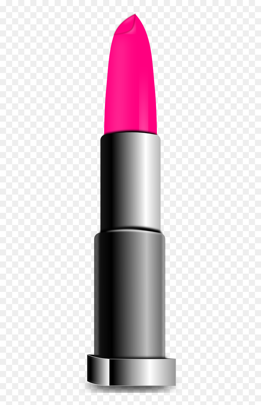 Hot Pink Lipstick Clipart, HD Png Download - pink lipstick png