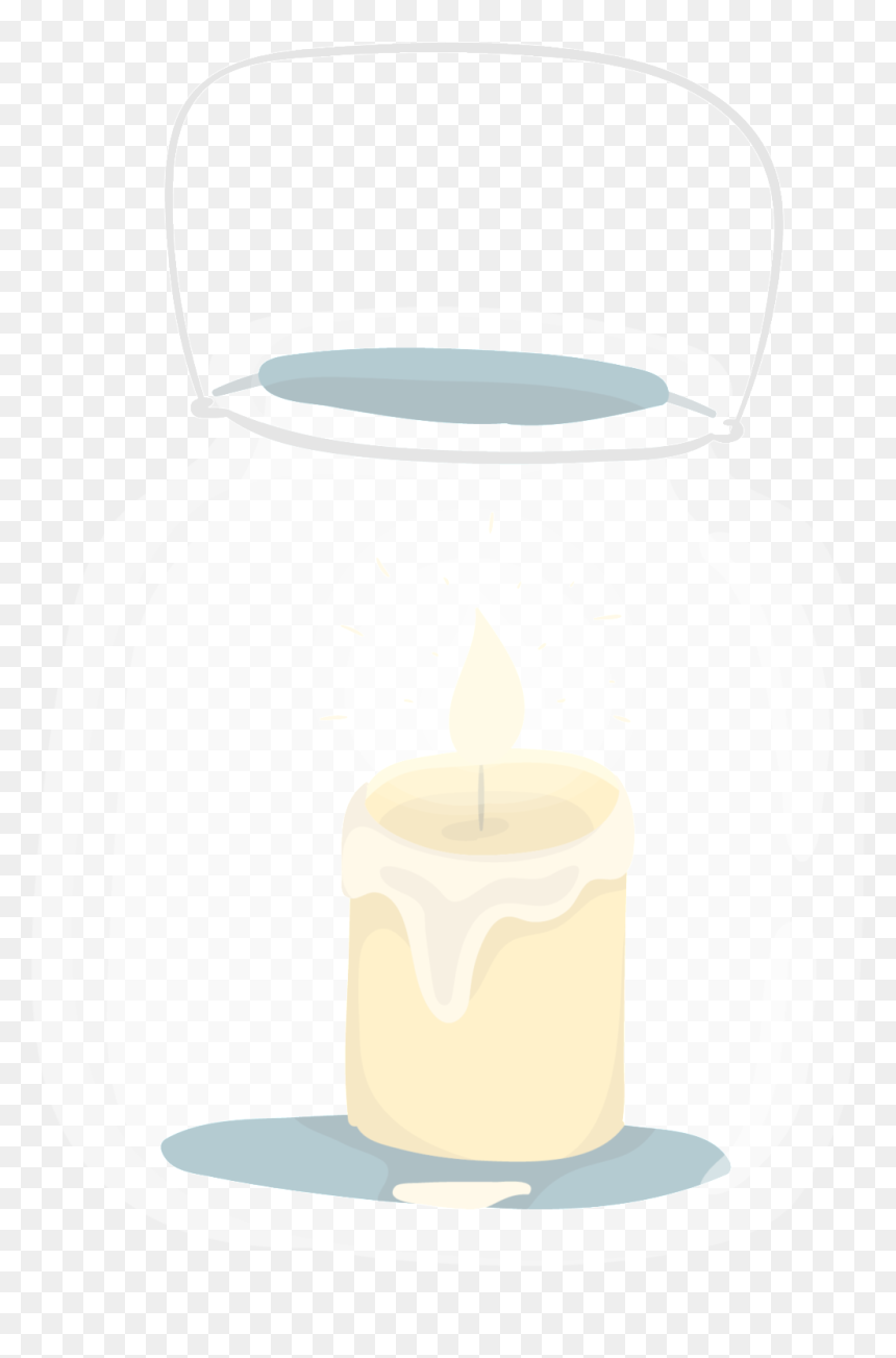 Small Yellow Velas Transparentes Cartoon Winter Free - Candle, HD Png Download - velas png