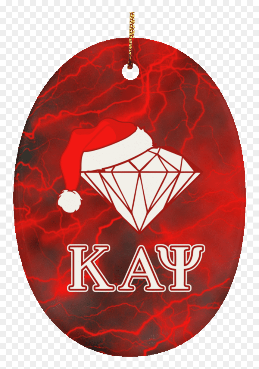 Kappa Alpha Psi Oval Ornaments Clipart , Png Download - Kappa Alpha Psi Merry Christmas, Transparent Png - kappa alpha psi png