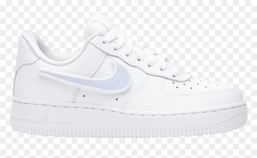 Sneakers, HD Png Download - white nike swoosh png