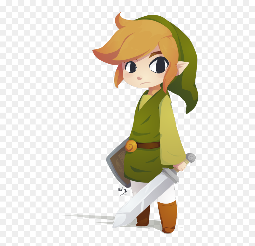 Cartoon, HD Png Download - wind waker link png