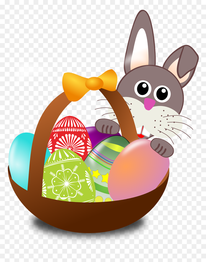 Egg Easter, HD Png Download - easter egg basket png