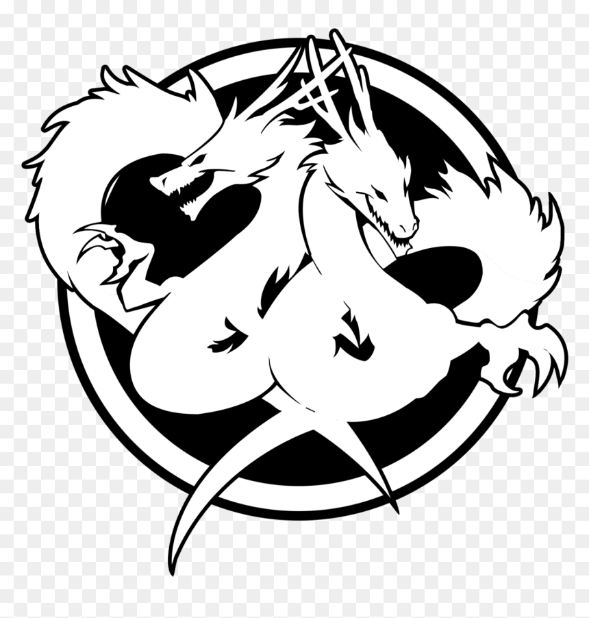Cool Dragons Logo Images Dodge Neon Tuner 96 Neon - Double Dragon 1 Artwork, HD Png Download - dragon border png