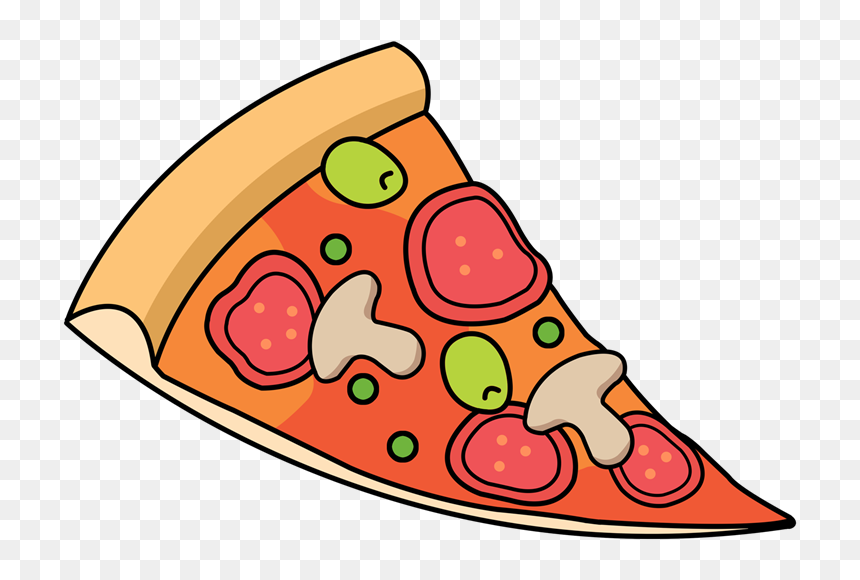 Salami Pizza Pepperoni Clip Art - Pizza Clip Art, HD Png Download - salami png
