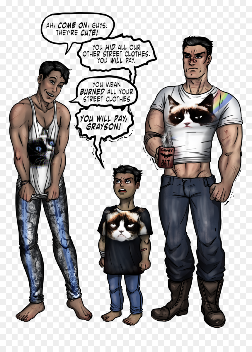 Ah, Come On, Guys They"re Cute You Hip All Our Other - Damian Wayne Street Clothes, HD Png Download - damian wayne png