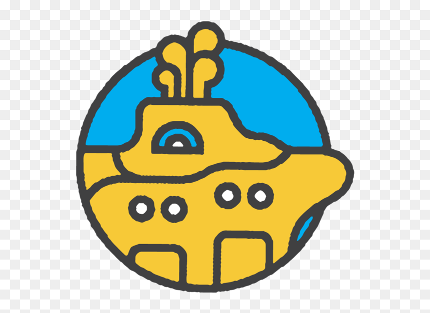 City Bean Icon Yellow Submarine Large Color - Yellow Submarine, HD Png Download - yellow submarine png