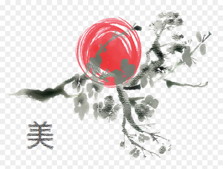 Beauty Branding Blossom Tree Art Image Blossom Tree - Art, HD Png Download - japanese tree png