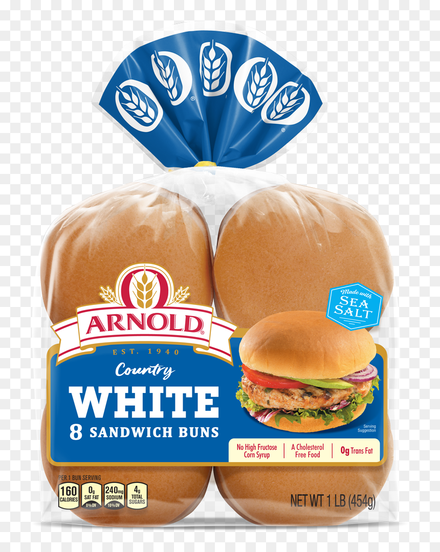 Wheat Hot Dog Buns, HD Png Download - hamburger bun png