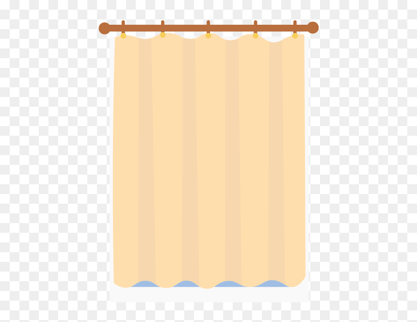 Orange, HD Png Download - window curtains png