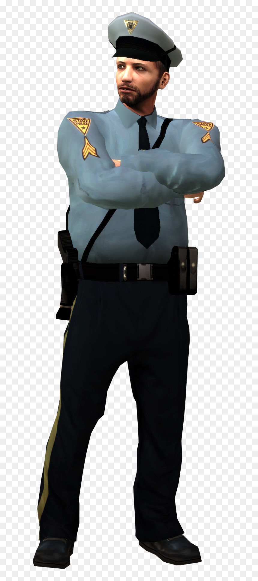 Policeman Png Background - Gta 4 Police Officer, Transparent Png - police man png
