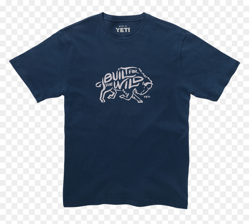 Built For The Wild Bison T-shirt - Frankfurt University T Shirt, HD Png Download - m bison png
