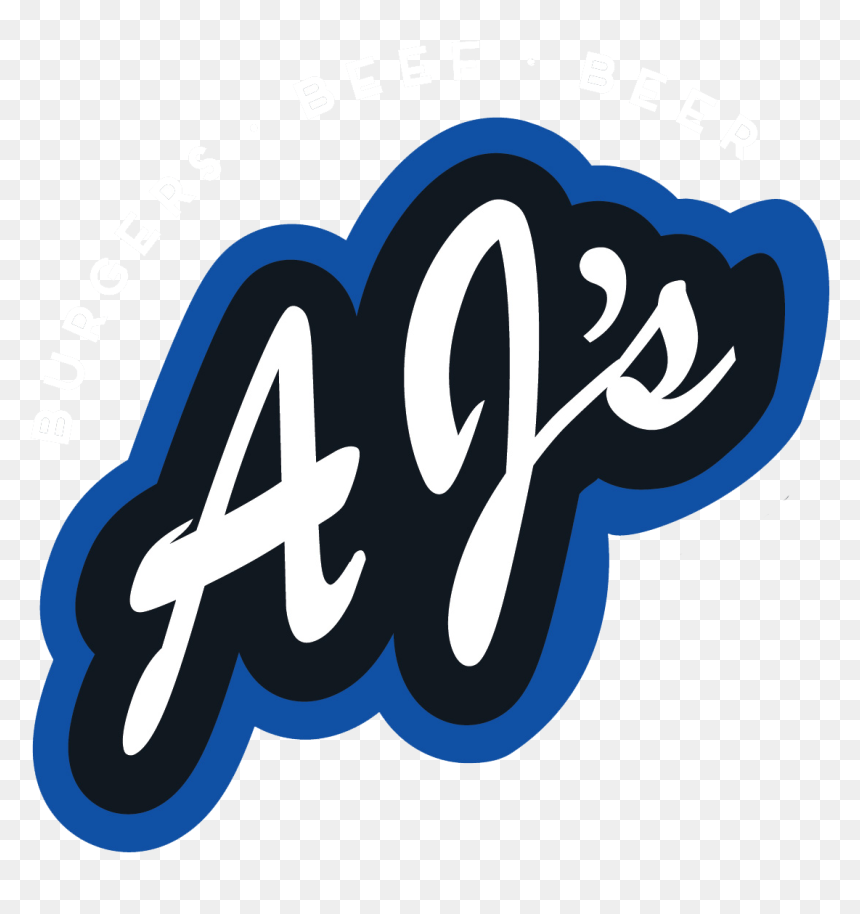 Ajs Burgers And Beef, HD Png Download - pabst blue ribbon logo png