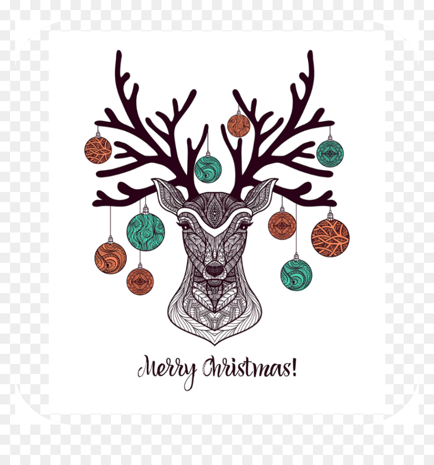 Transparent Christmas Deer Png - Happy Christmas To Our Clients, Png Download - christmas deer png
