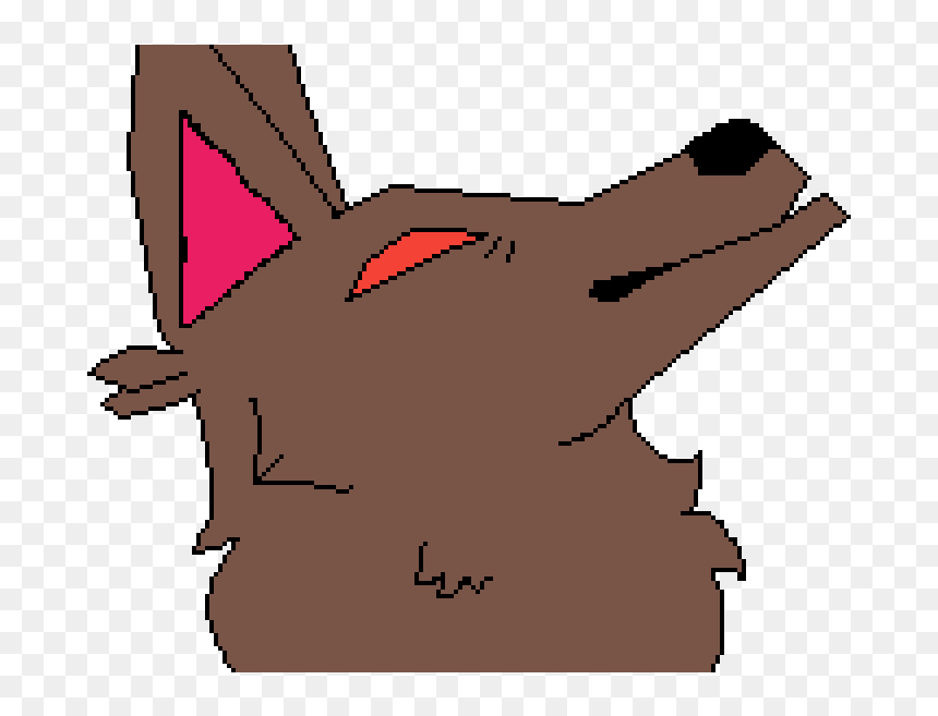 Pixilart - Cartoon, HD Png Download - angry wolf png