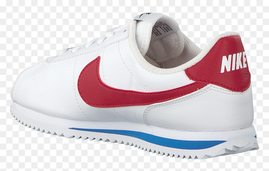 Sneakers, HD Png Download - white nike swoosh png