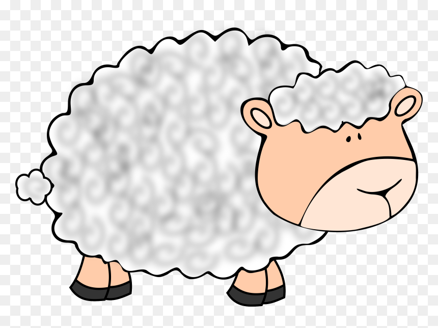 Lamb Clipart 2 Clip Art Animals - Transparent Sheep Clipart, HD Png Download - lamb clipart png