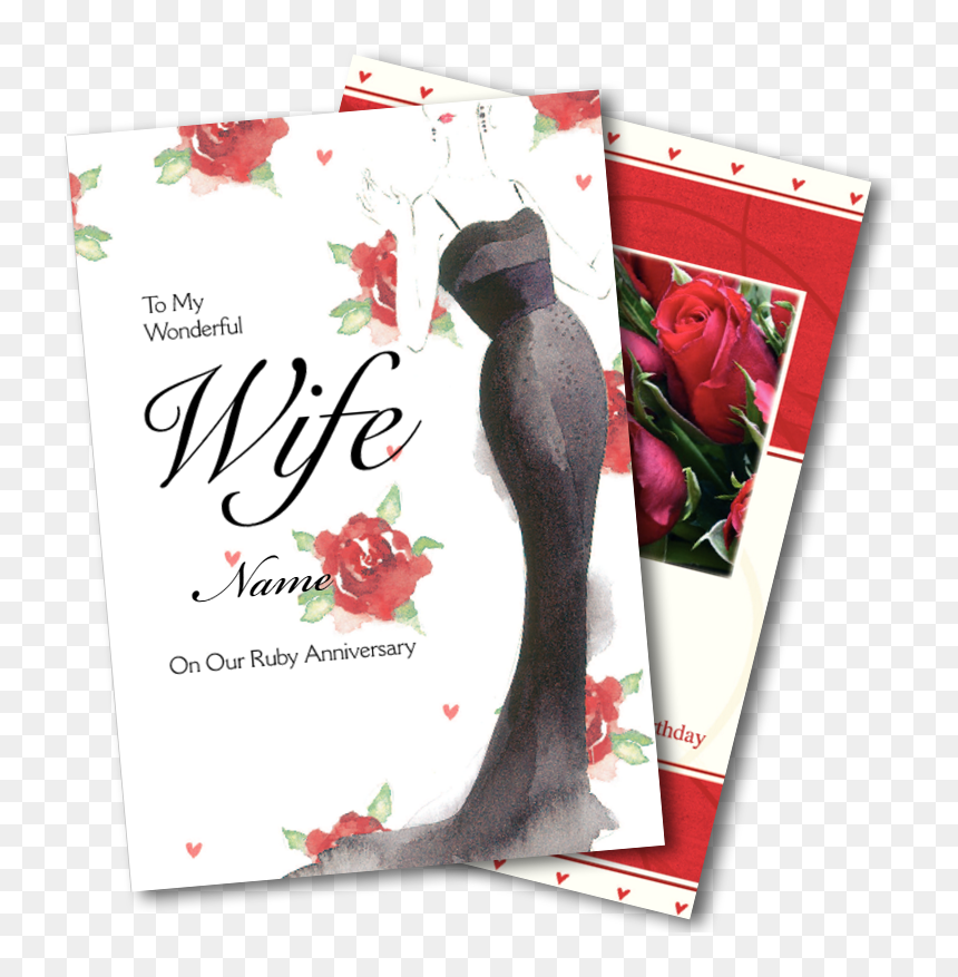 Birthday Cards Png - My Wife Birthday Greetings Card New, Transparent Png - birthday card png