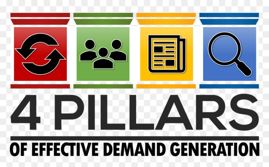 4 Pillars Of Effective Demand Generation - Demand Generation Pillars, HD Png Download - chi rho png