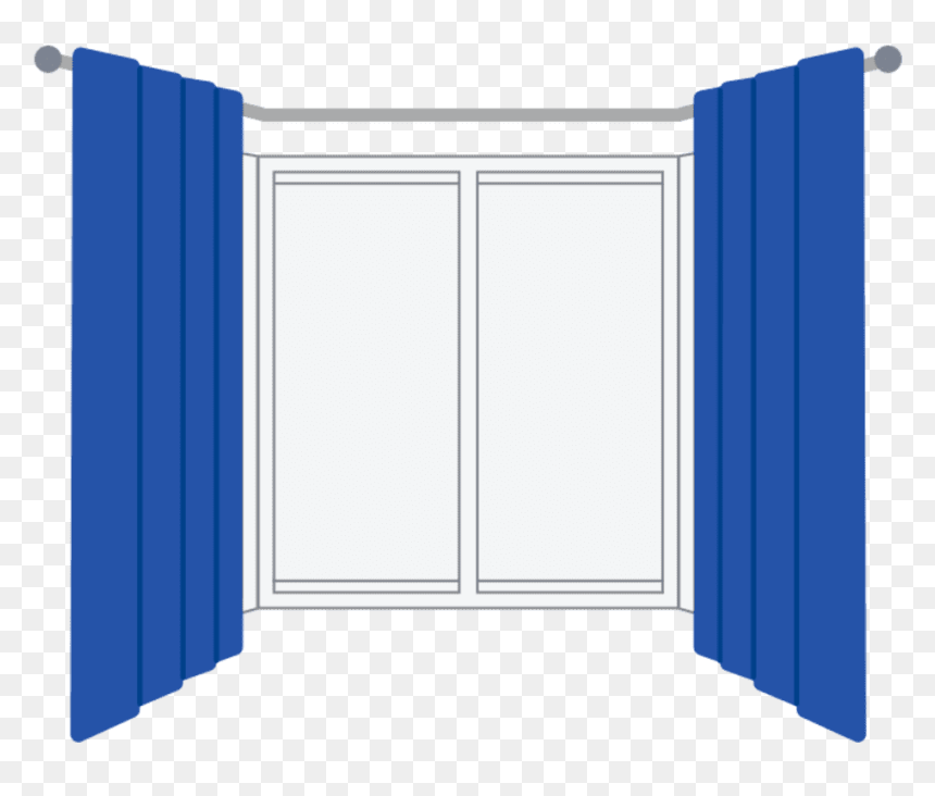 Door, HD Png Download - window curtains png