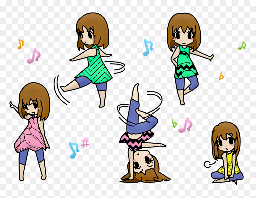 Anime Girl Kawaii Girl Free Photo - Kawaii, HD Png Download - anime girl sitting png