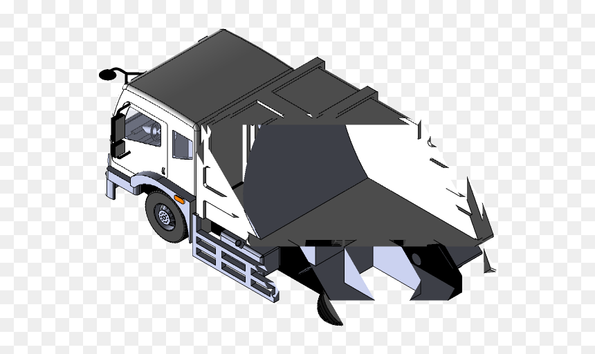 Commercial Vehicle, HD Png Download - garbage truck png