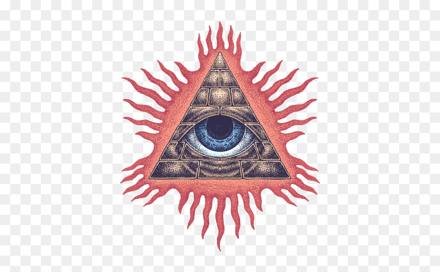 All Seeing Eye Pyramid Png - プロビデンス の 目 ステッカー, Transparent Png - all seeing eye pyramid png