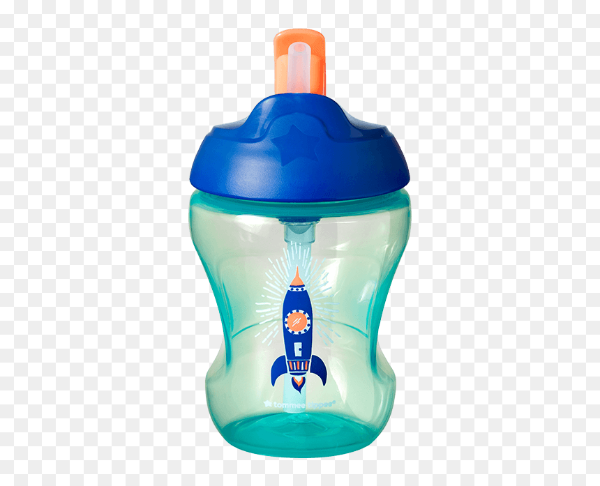 Straw Bottles For Babies Tommee Tippee, HD Png Download - water cup png