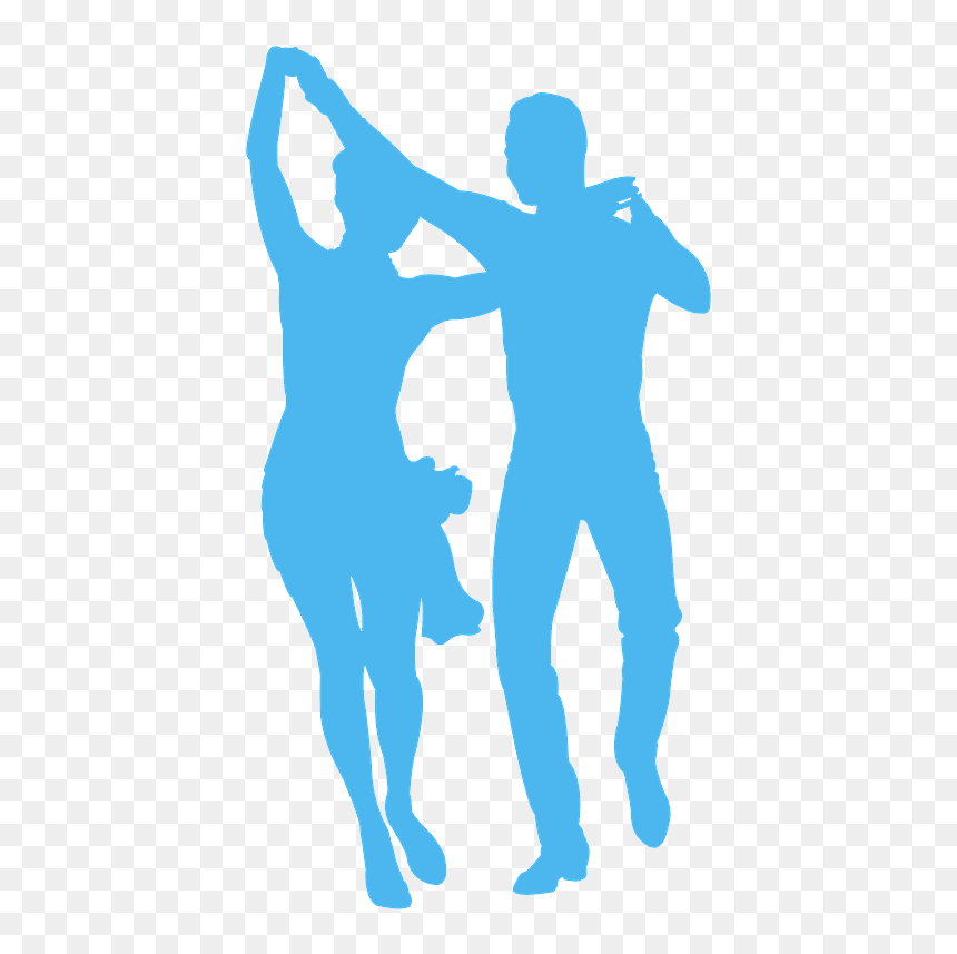 Silueta De Pareja Bailando, HD Png Download - salsa dancers png