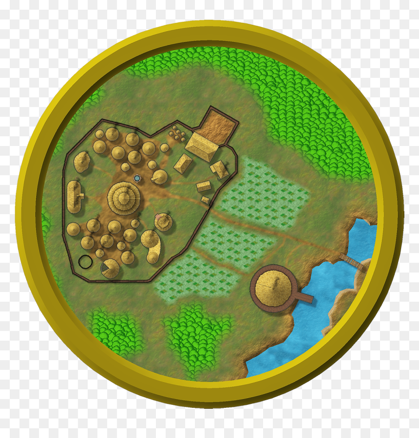 Celtic Village Map, HD Png Download - celtic symbols png